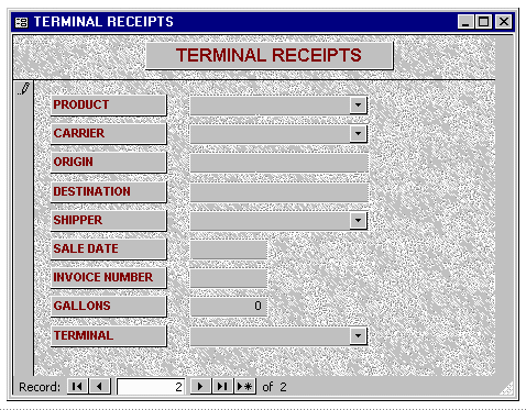 Mississippi Sales Tax Entry Form